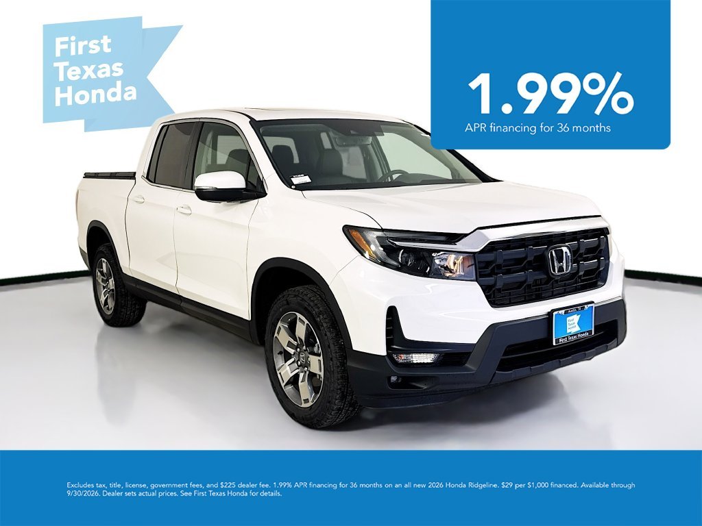 New 2026 Platinum White Pearl Honda RTL image 1