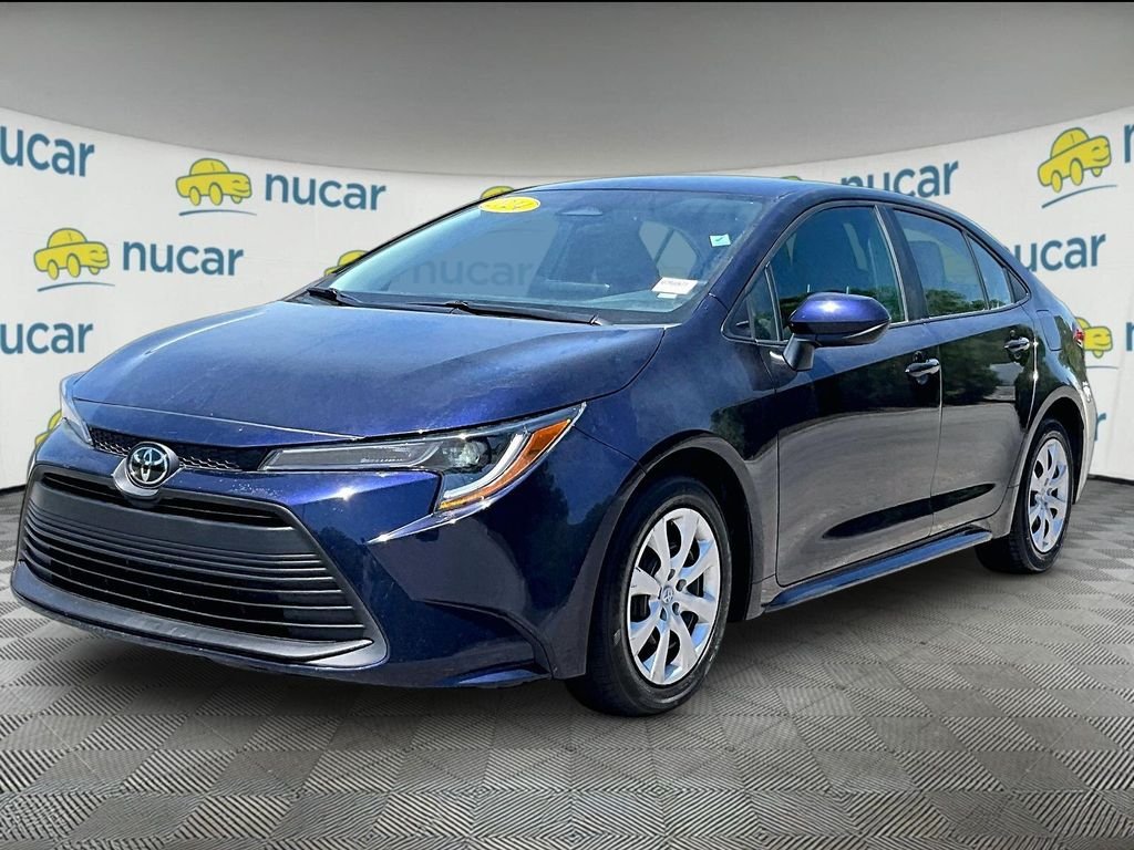 Used 2024 Blue Toyota LE image 3