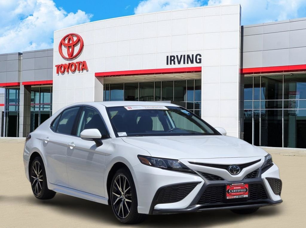 Certified Used 2023 White Toyota SE image 2