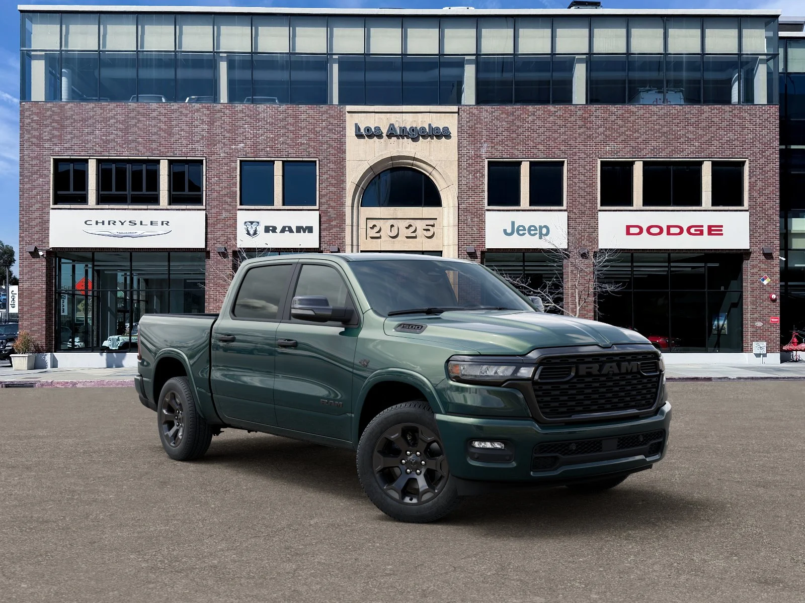 New 2027 Serrano-Green Metallic Exterior Paint RAM Big Horn/Lone Star image 31
