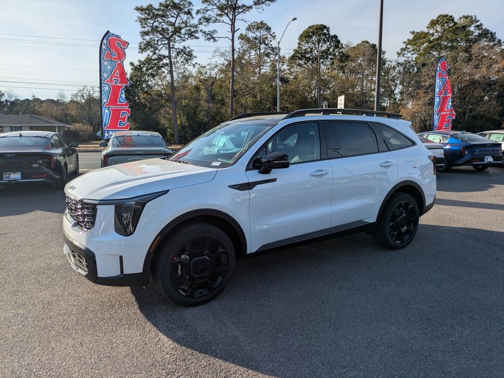 New 2026 Glacial White Pearl Kia X-Line EX AWD image 8