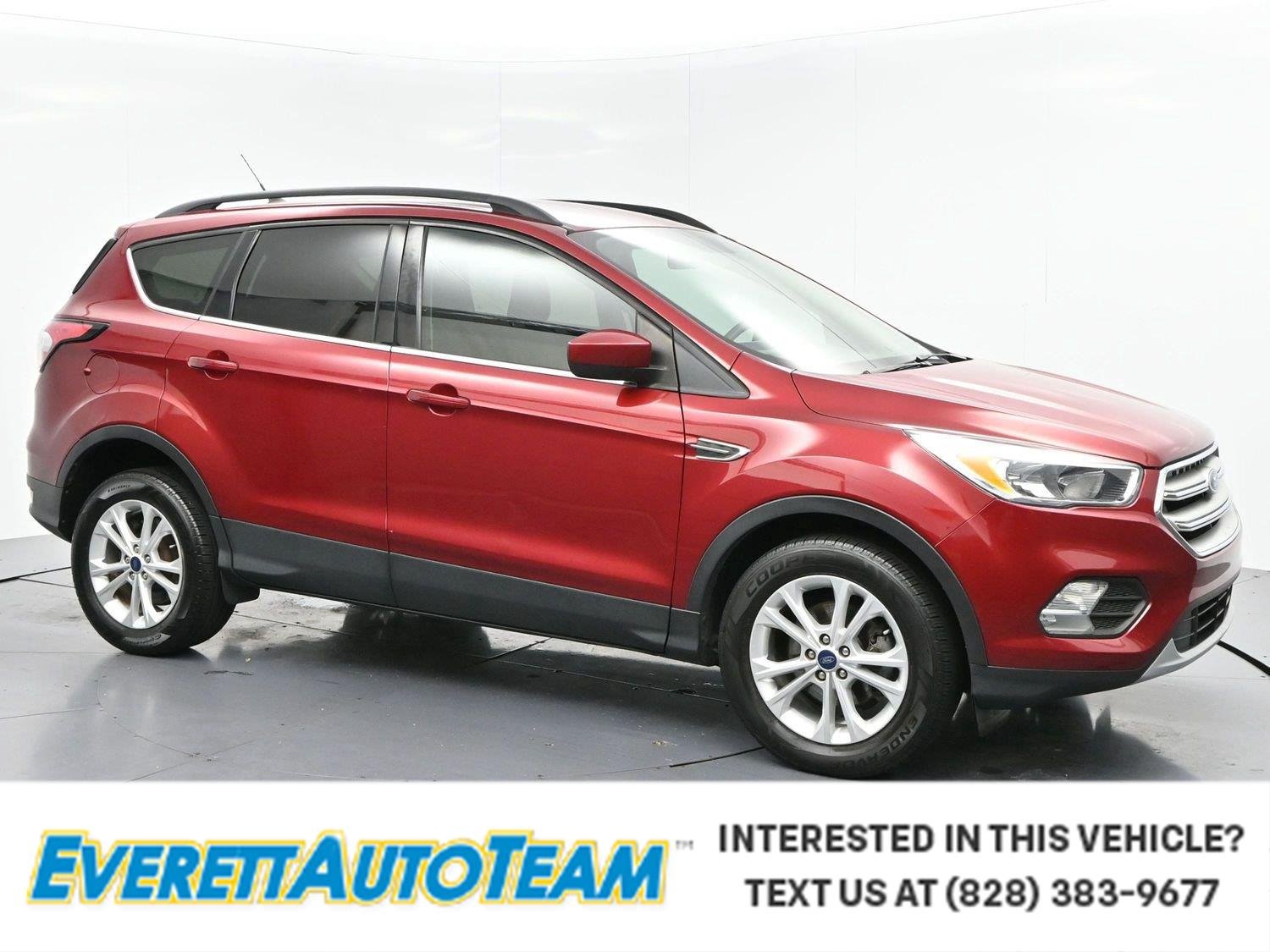 Used 2018 Ruby Red Metallic Tinted Clearcoat Ford SE image 1