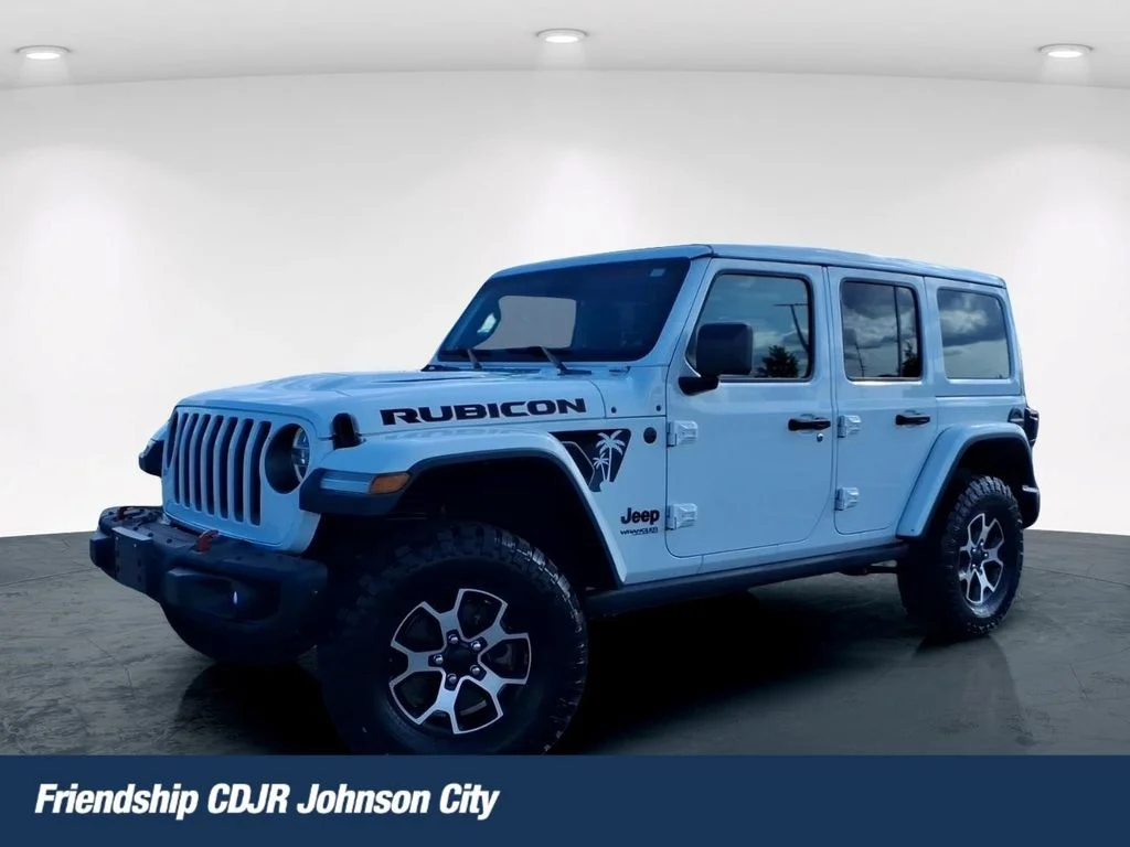 Used 2020 White Jeep Unlimited Rubicon image 1