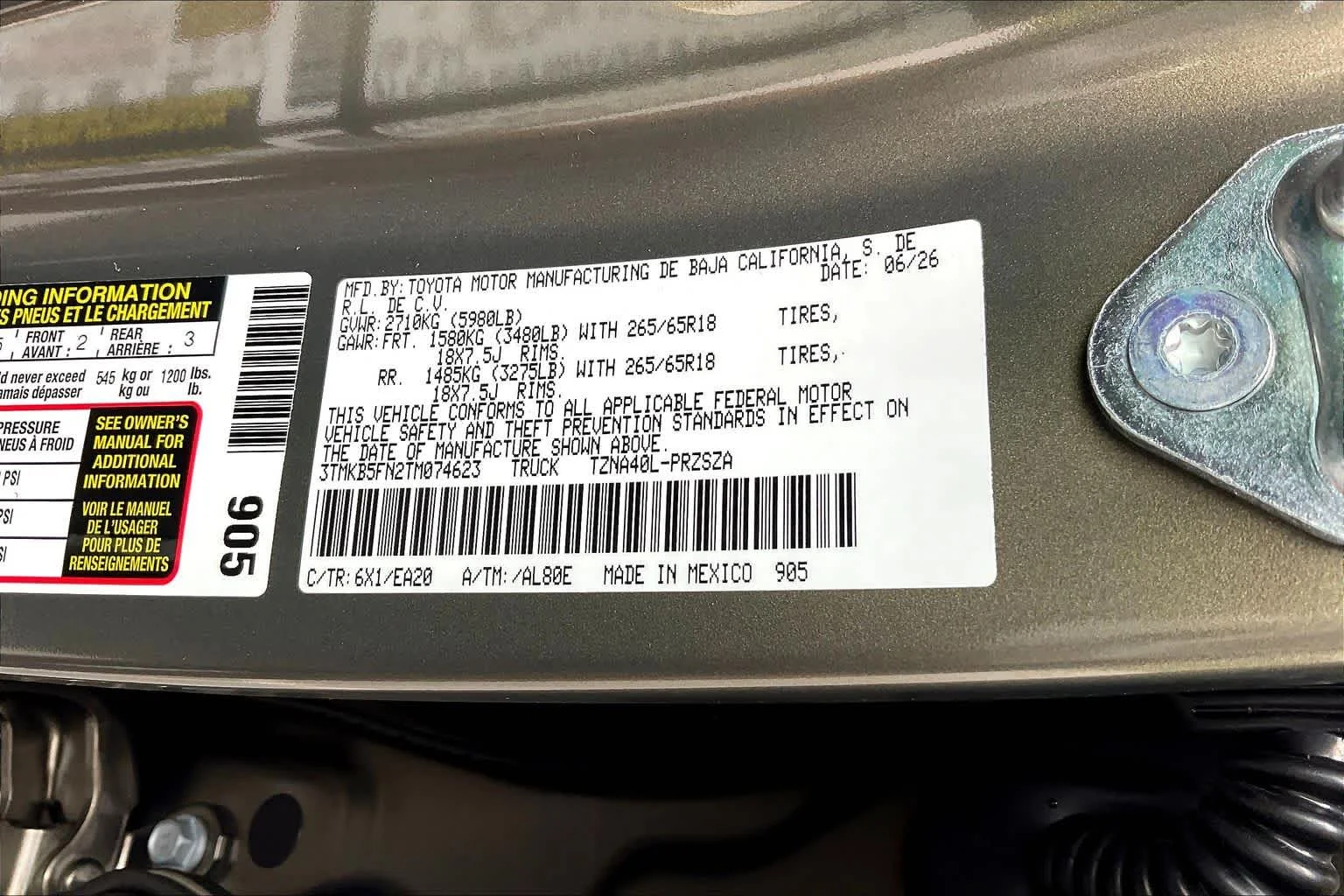 New 2026 Bronze Oxide Toyota TRD Sport image 19