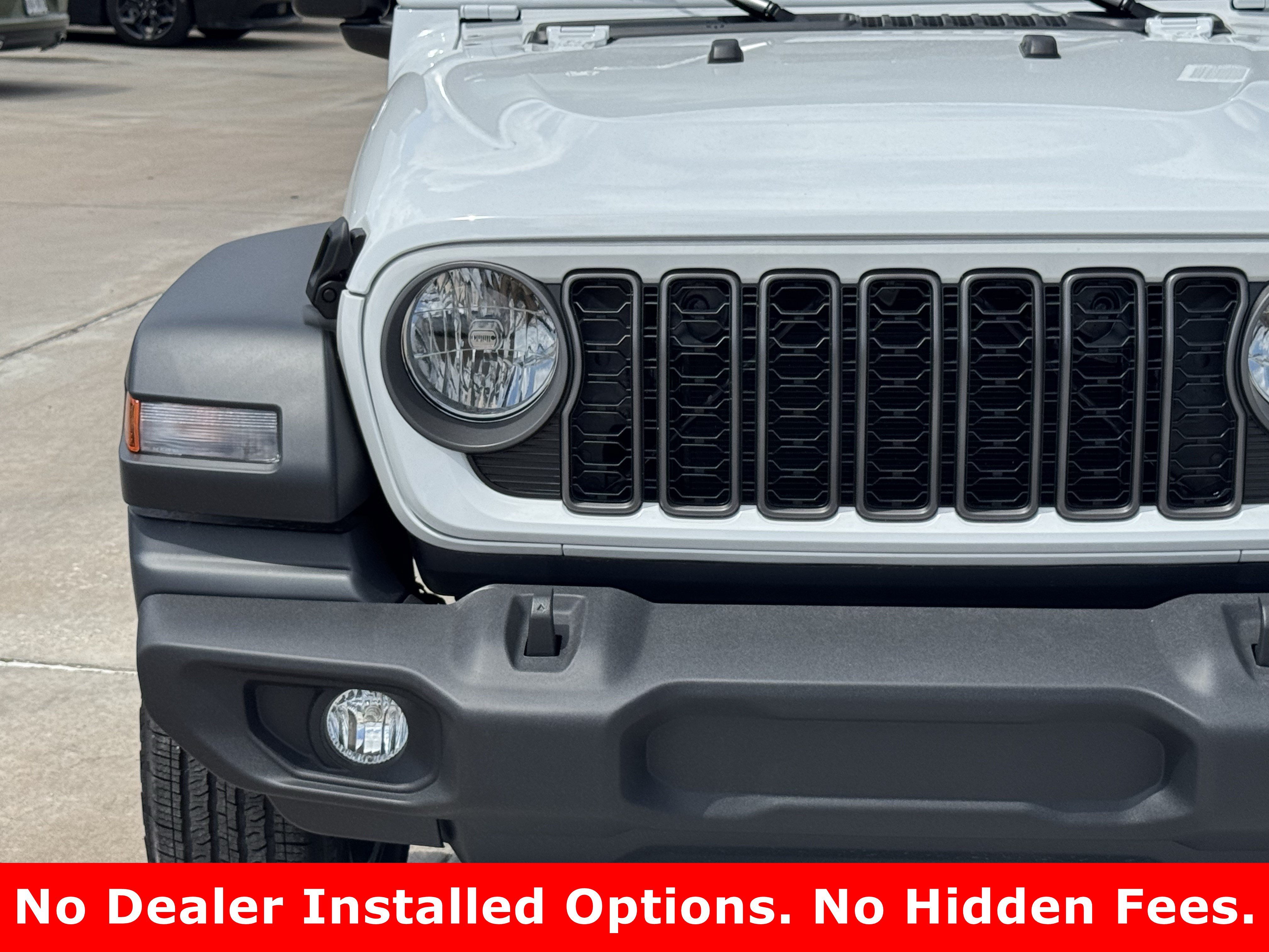 New 2026 Bright White Clear-Coat Exterior Paint Jeep Sport image 5