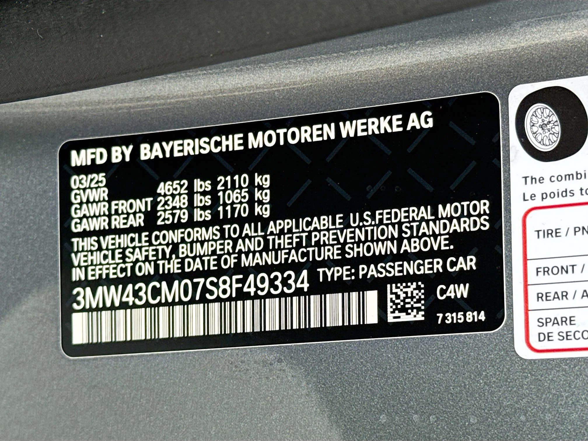 Used 2025 Skyscraper Grey Metallic BMW M240i image 43