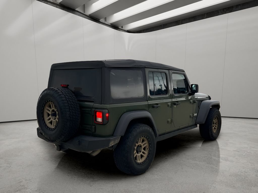 Used 2020 Sarge Green Clearcoat Jeep Sport image 7