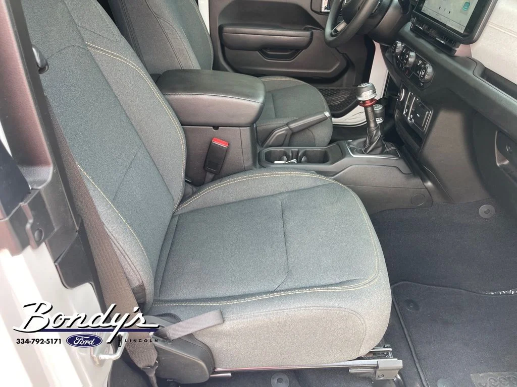 Used 2025 Bright White Clearcoat Jeep Sport image 18