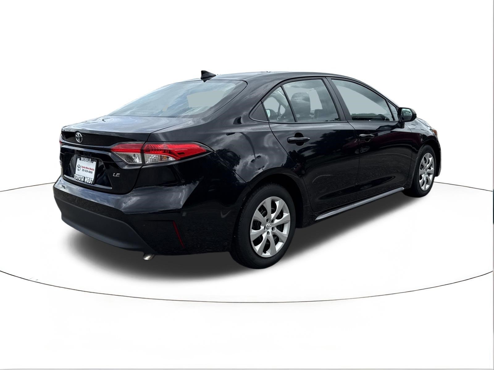 Used 2024 Midnight Black Metallic Toyota LE image 3