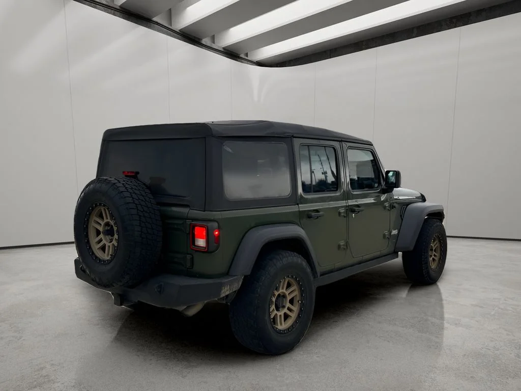 Used 2020 Sarge Green Clearcoat Jeep Sport image 7