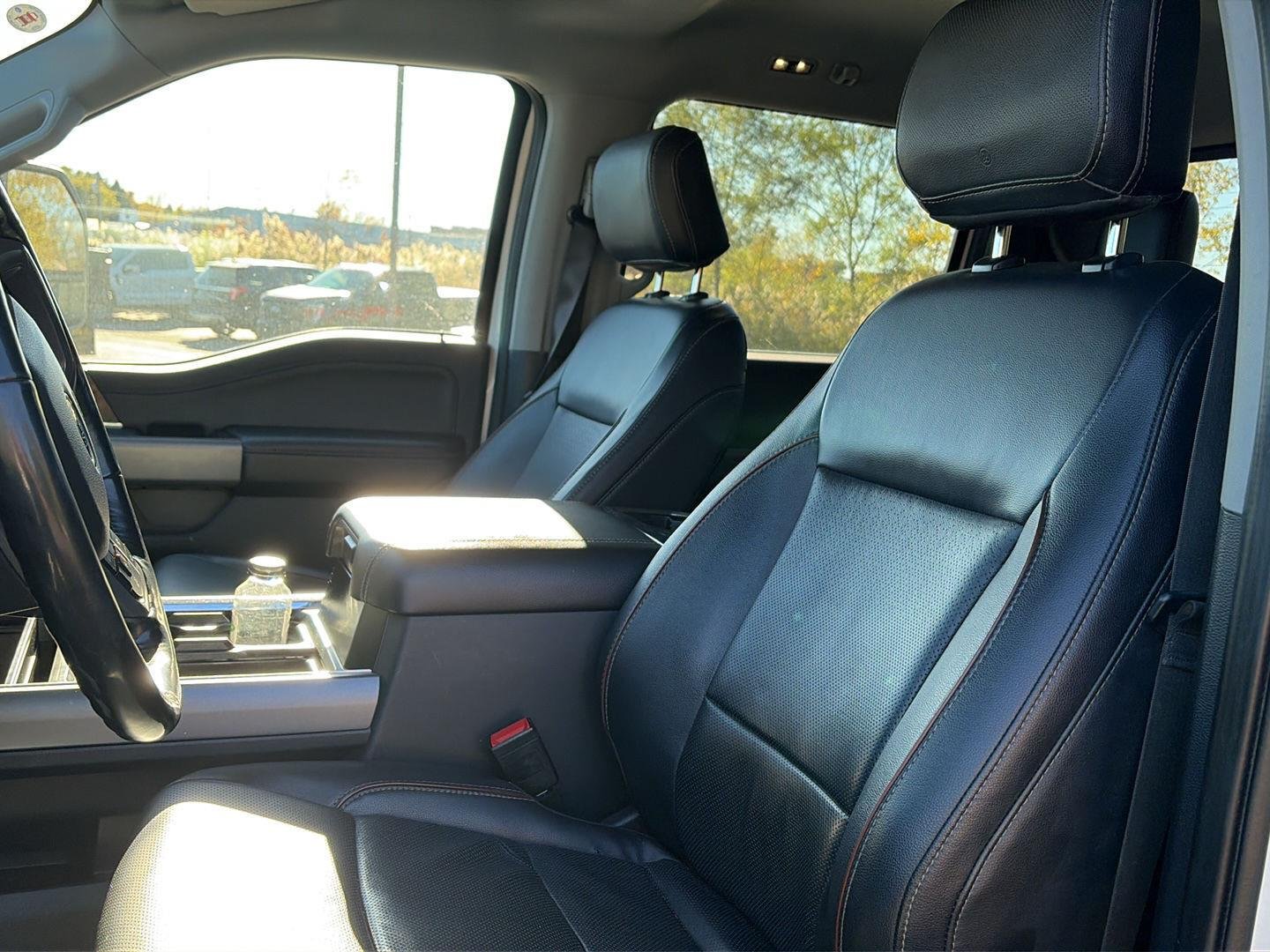 Used 2023 Star White Metallic Tri-Coat Ford Lariat image 5