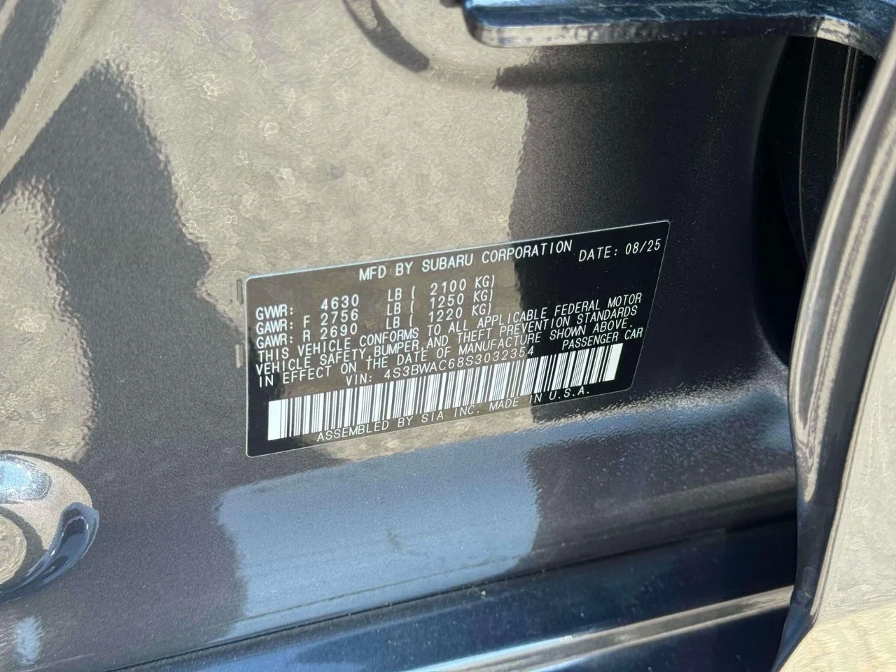 Used 2025 Magnetite Gray Metallic Subaru Premium image 34