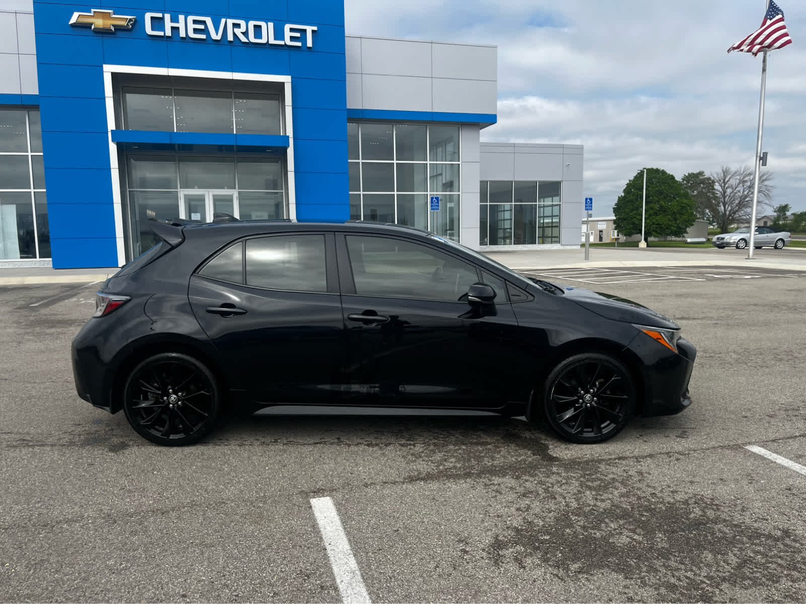 Used 2021 Toyota Corolla Hatchback Nightshade with VIN JTND4MBE9M3142417 for sale in Spring Valley, Minnesota