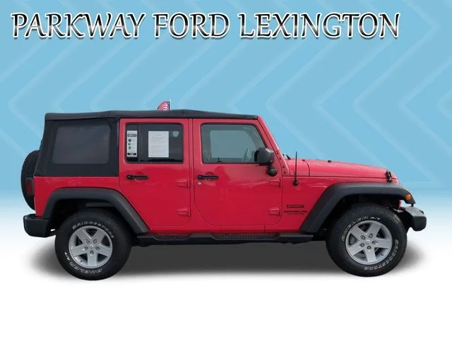 Used 2016 Red Jeep Unlimited Sport image 6