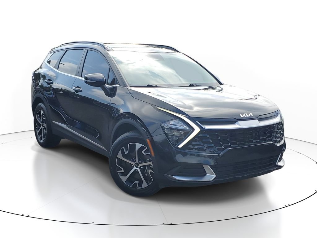 Used 2023 Fusion Black Kia EX image 1
