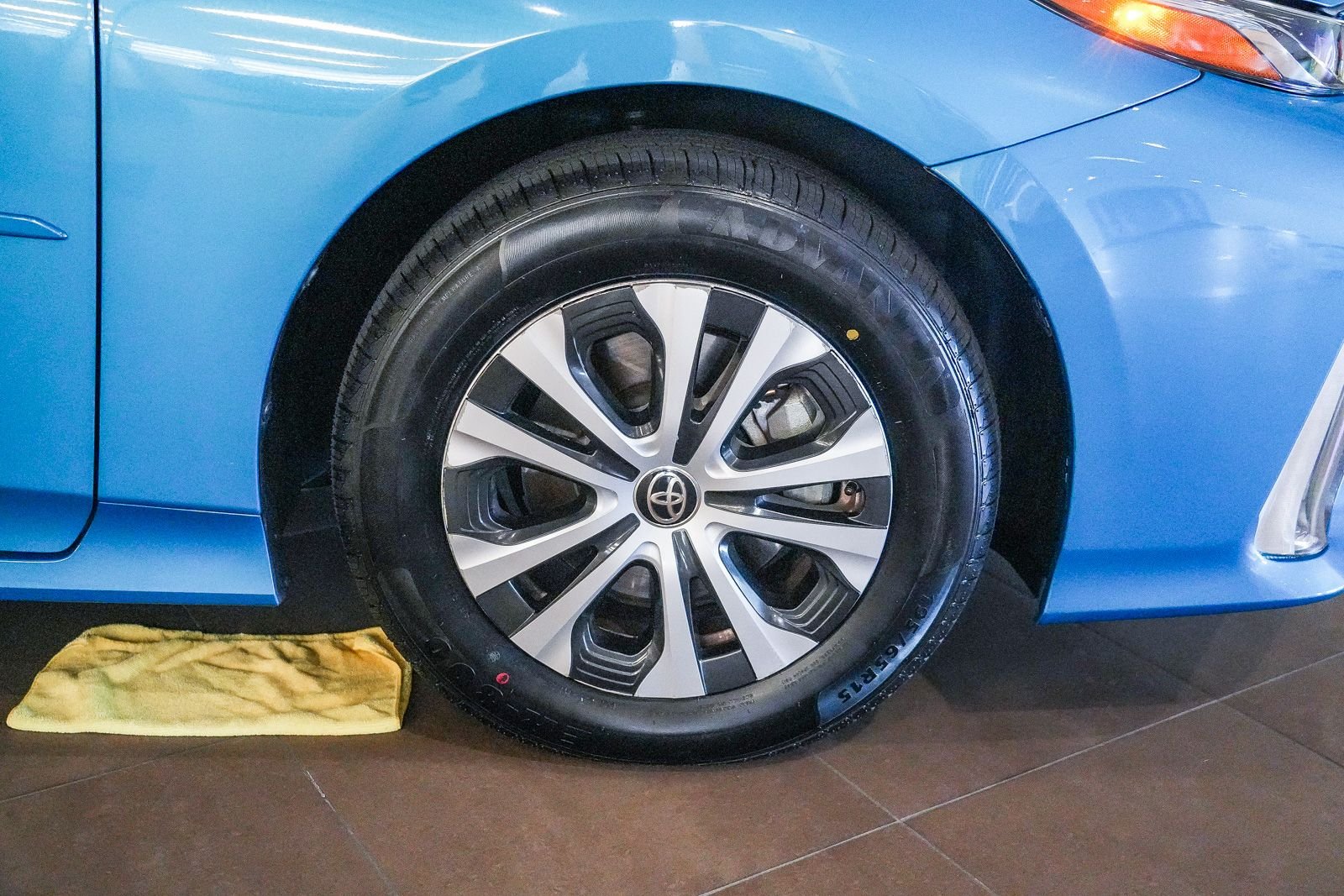 Certified Used 2021 Blue Toyota LE image 11