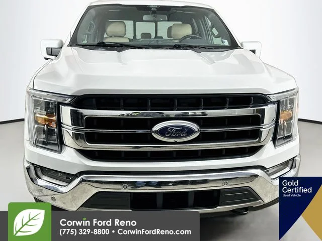 Used 2021 Oxford White Ford Lariat image 2