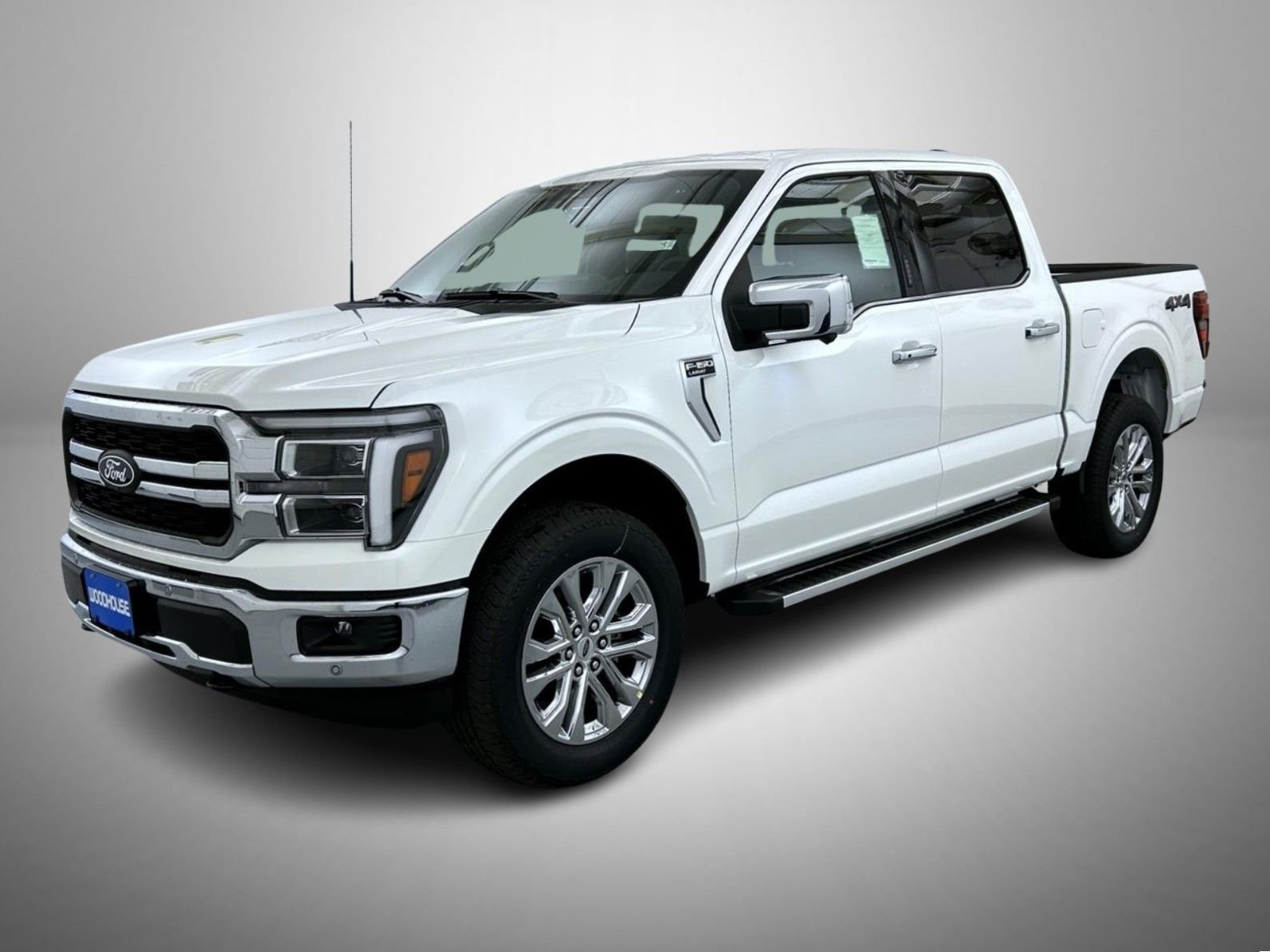 New 2026 Star White Metallic Tri-Coat Ford Lariat image 1