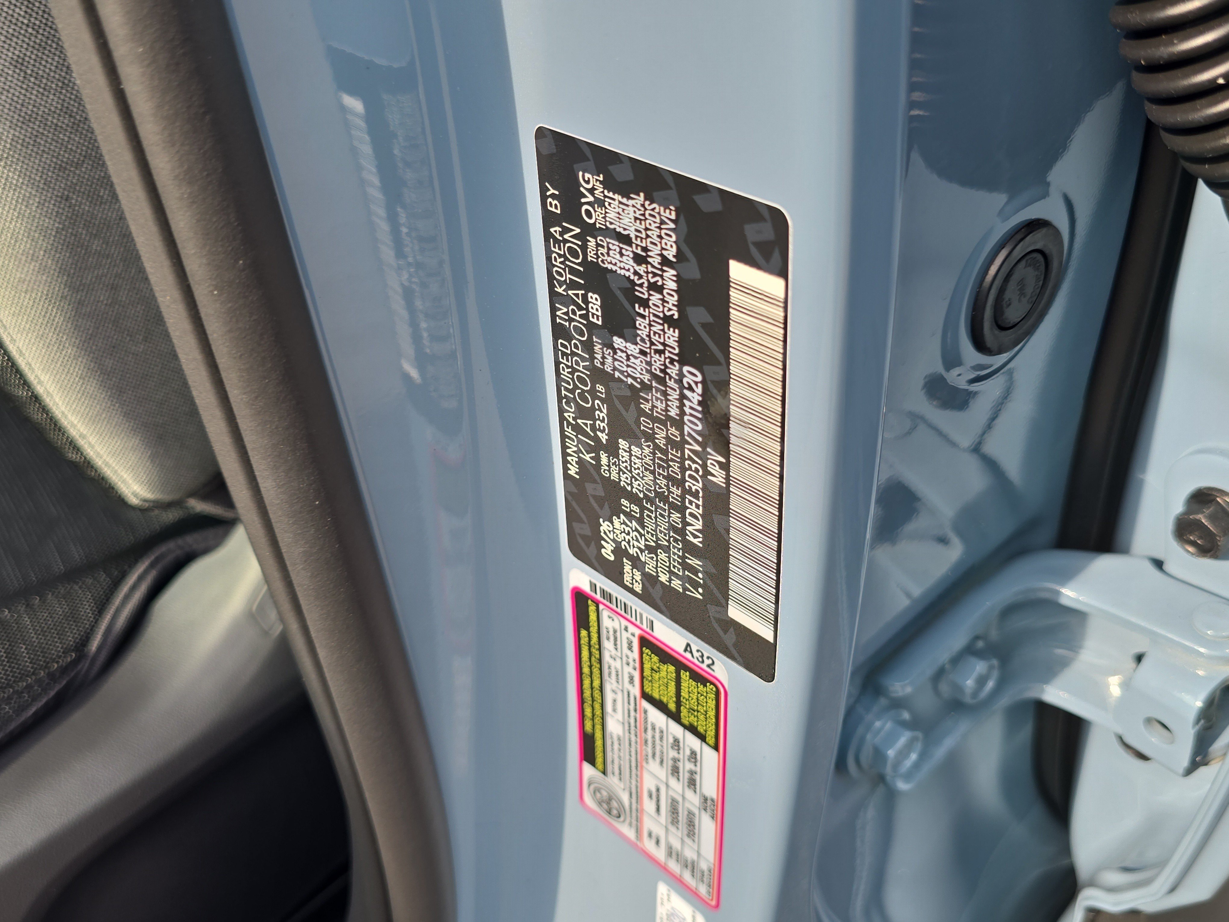 New 2027 Frost Blue Kia S image 32