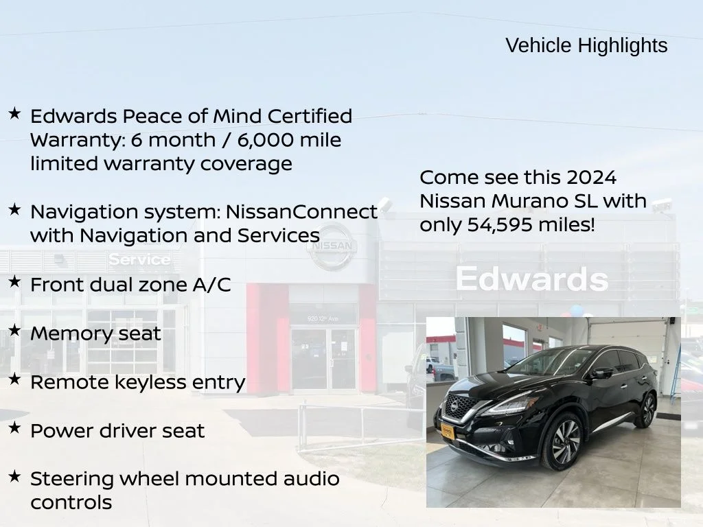 Used 2024 Black Nissan SL image 11