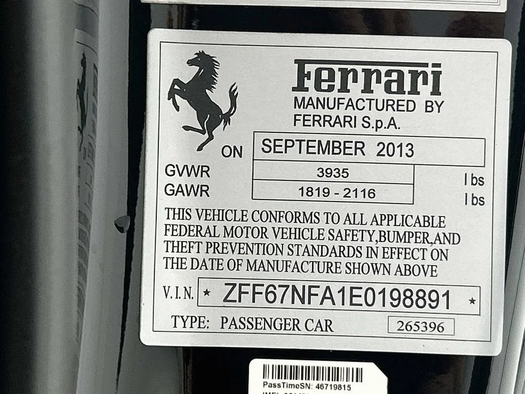 Used 2014 Nero Ferrari  image 29