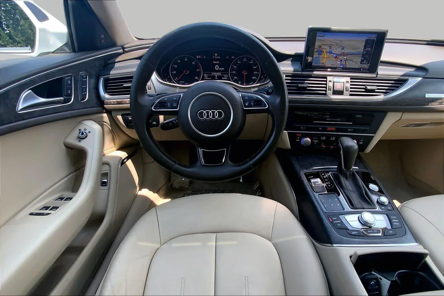 Certified Used 2017 Glacier White Metallic Audi Premium Plus image 6