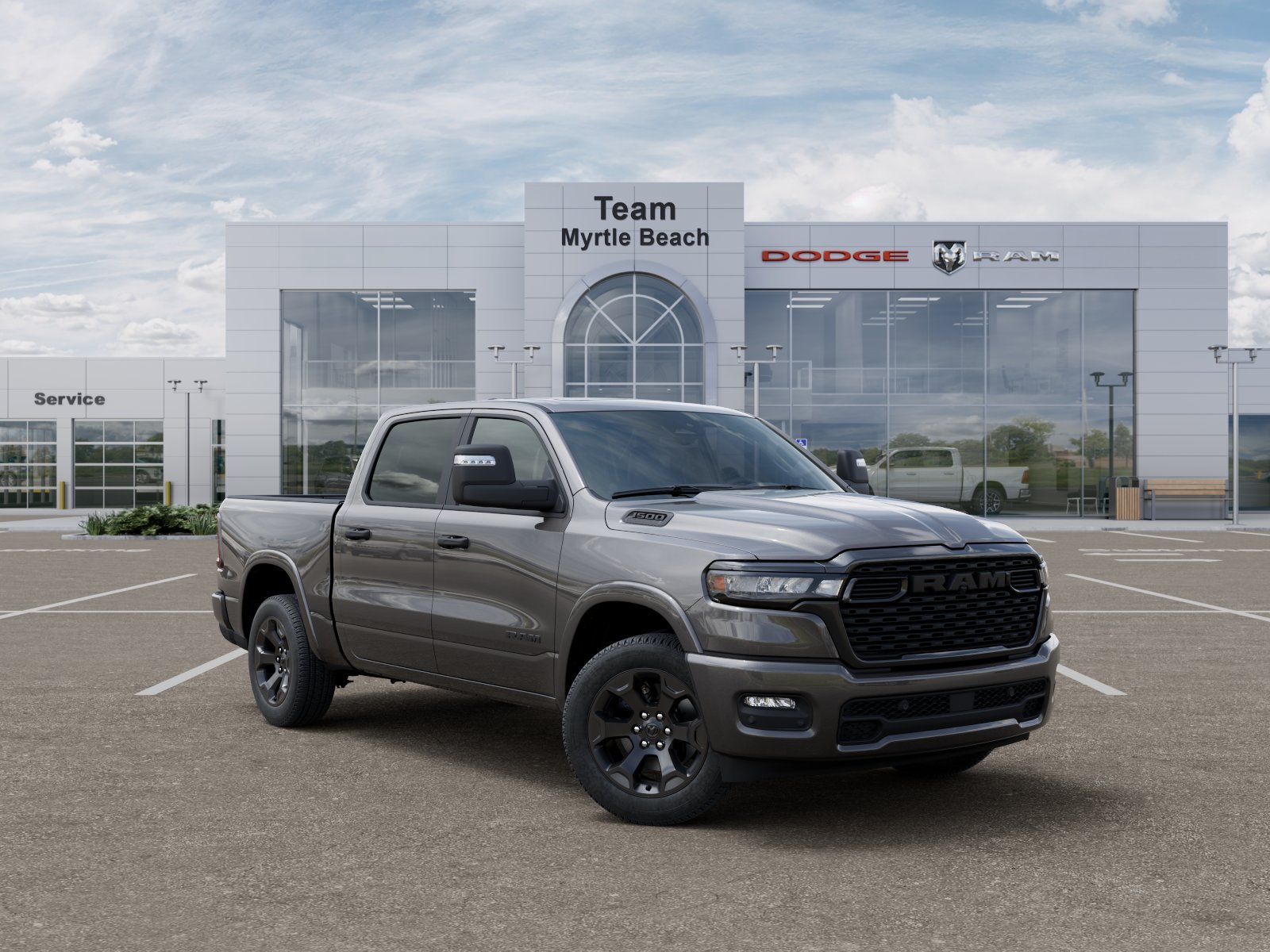 New 2026 Granite Crystal Metallic Clear-Coat Exterior Paint RAM Big Horn/Lone Star image 27