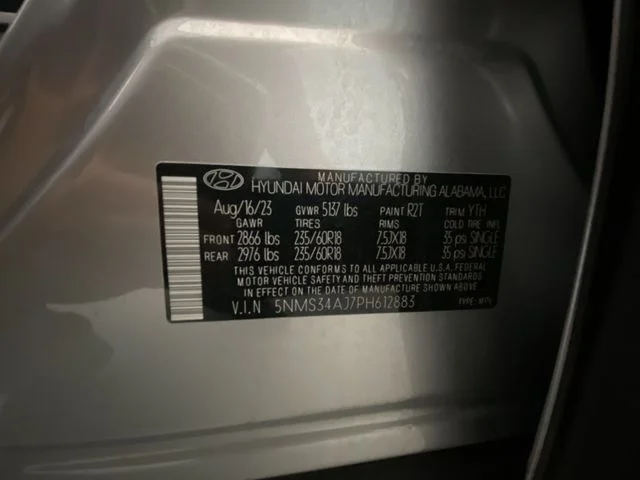 Used 2023 Silver Hyundai SEL image 28