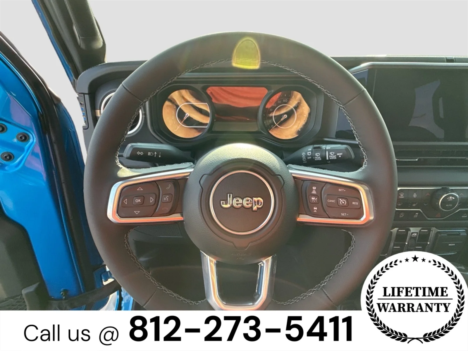 New 2025 Hydro Blue Pearlcoat Jeep Sahara image 11