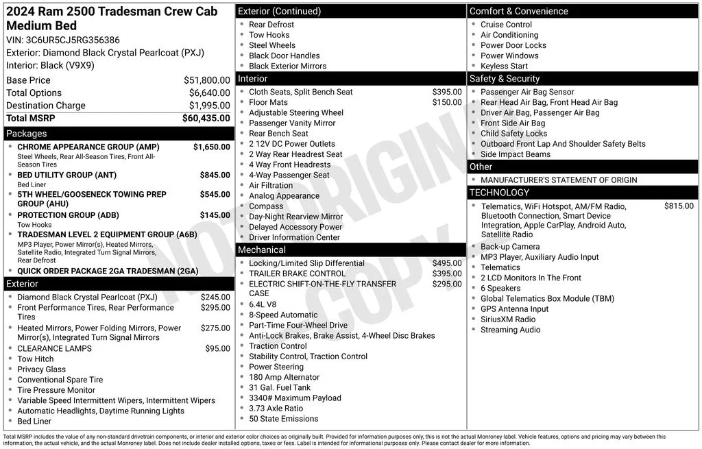 Certified Used 2024 Black Ram Tradesman image 40