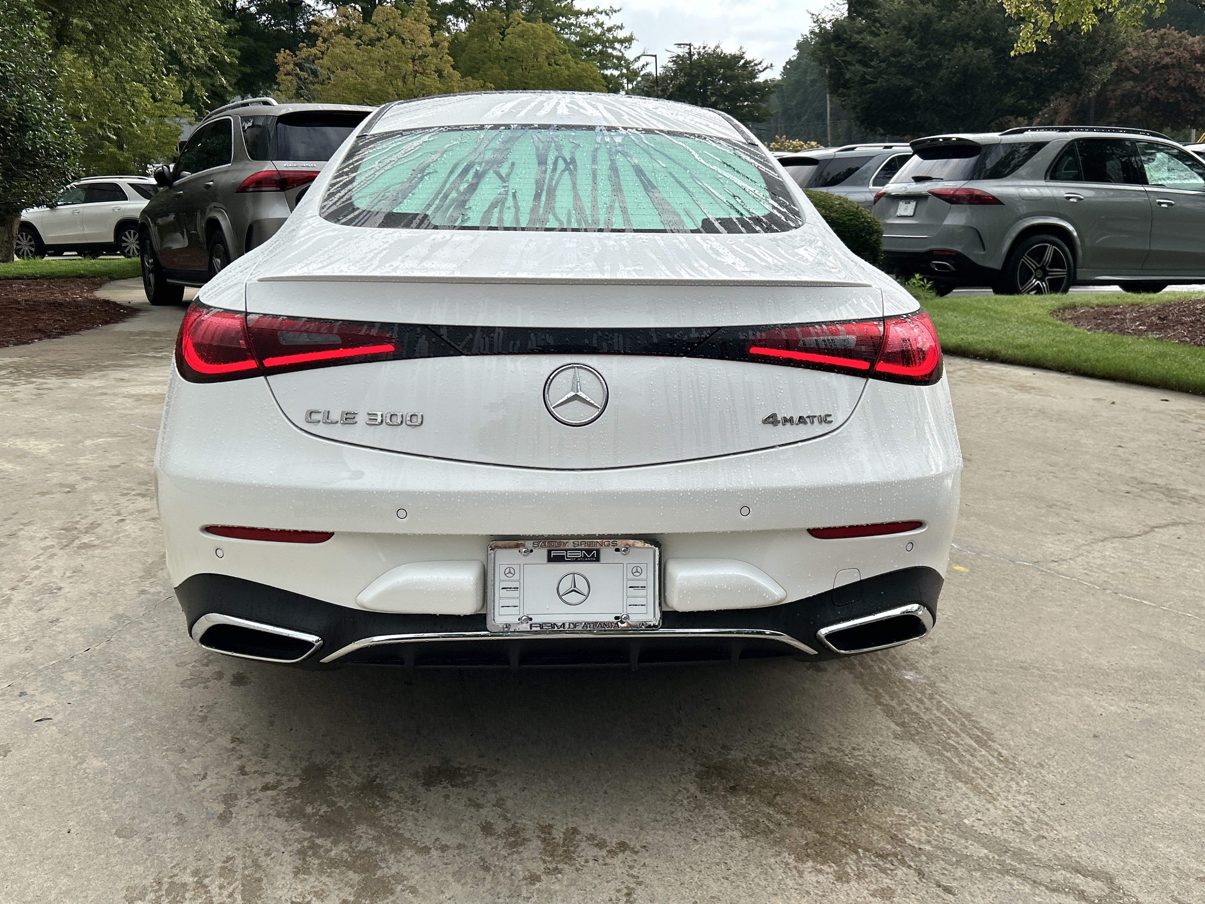 Certified Used 2025 Polar White Mercedes-Benz CLE 300 4MATIC® Coupe image 8