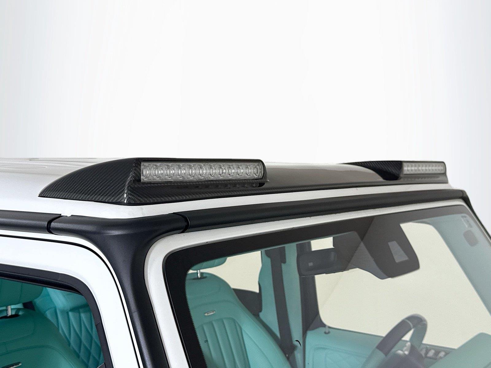 Used 2024 Polar White Mercedes-Benz AMG® G 63  Brabus Custom Widebody / Custom Tiffany Interior image 39