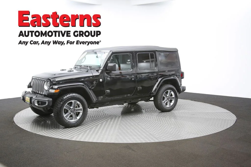 Used 2021 Black Jeep Unlimited Sahara image 54