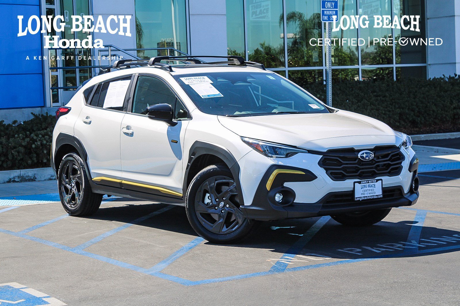 Used 2025 Crystal White Pearl Subaru Sport image 1