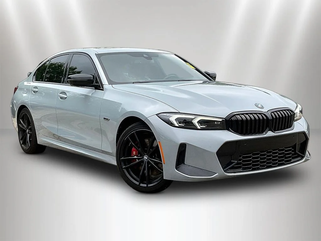 Used 2023 Brooklyn Gray Metallic BMW 330e xDrive image 3
