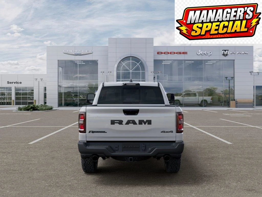 New 2026 Bright White Clear-Coat Exterior Paint RAM Rebel image 7