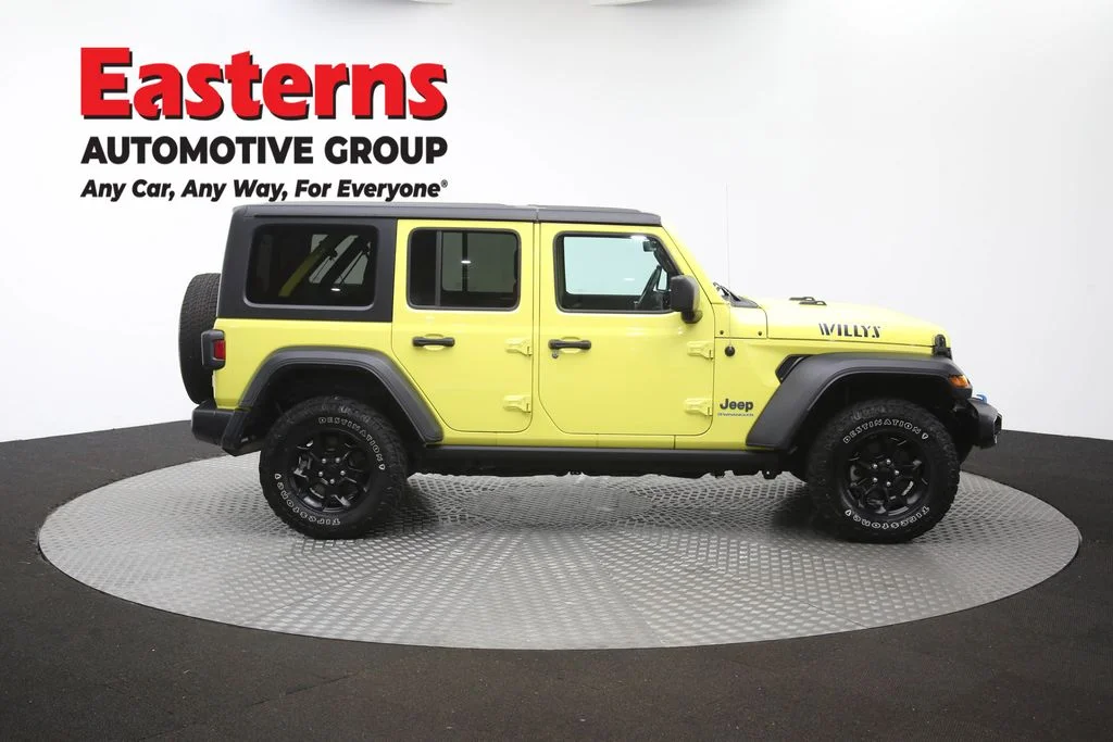 Used 2023 Yellow Jeep Willys 4xe image 45