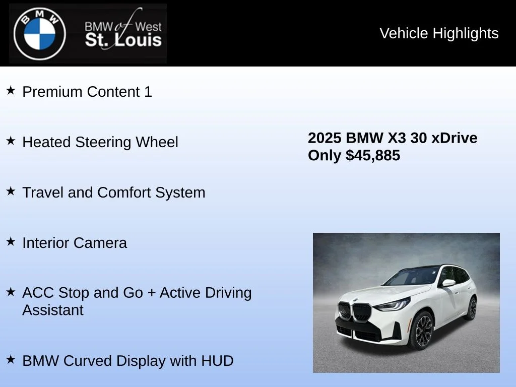 Used 2025 White BMW 30 xDrive image 16