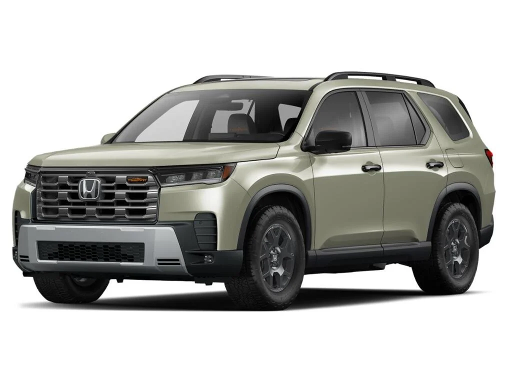 New 2026 Ash Green Metallic Honda TRAILSPORT Adventure-ready. Family-first. image 1