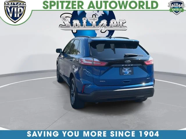 Certified Used 2022 Atlas Blue Metallic Ford SEL image 8