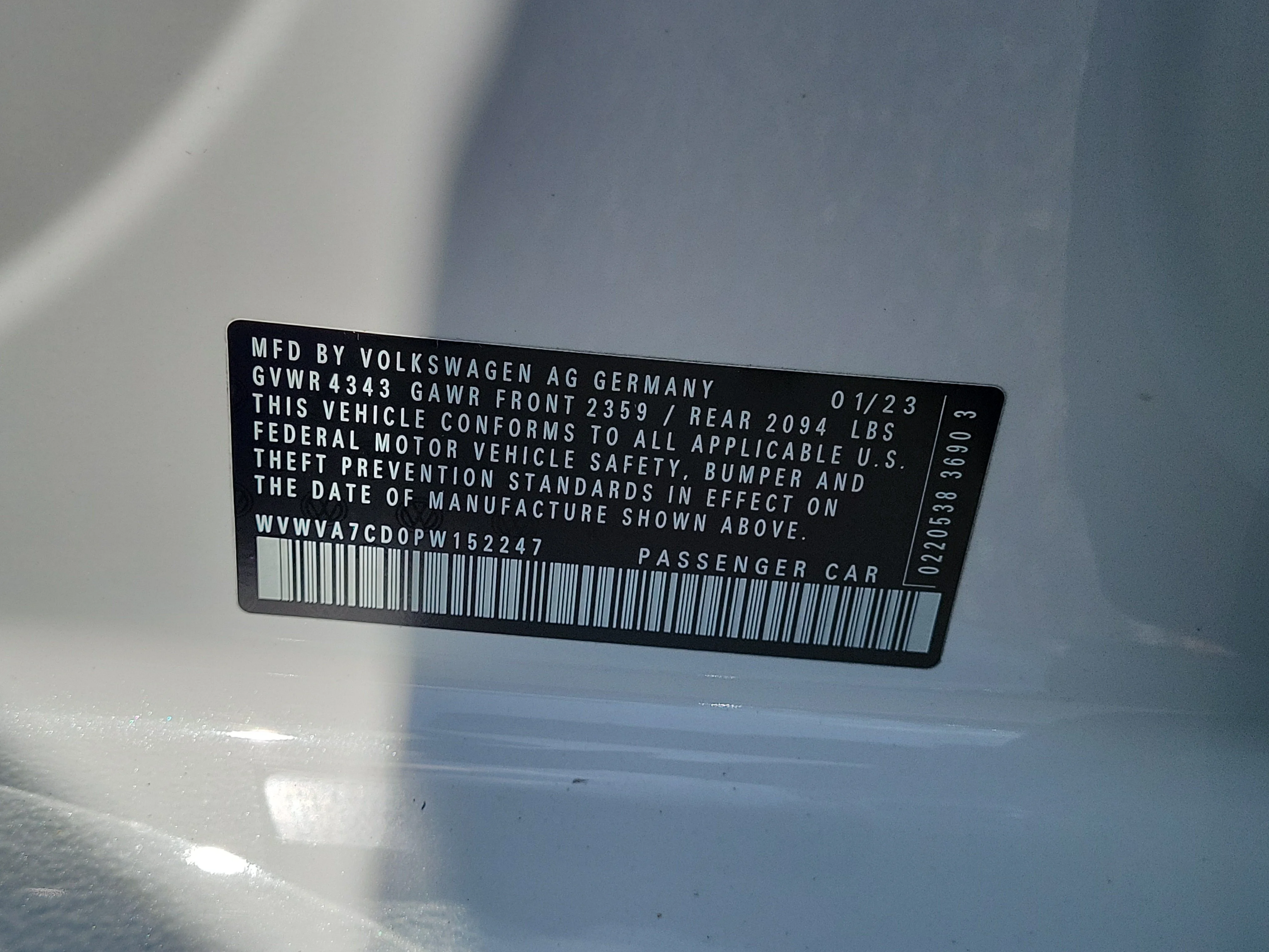 Used 2023 White Volkswagen Autobahn image 33