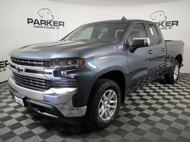 Used 2019 Shadow Gray Metallic Chevrolet Double Cab LT w/ Z71 Off-Road Pkg image 1