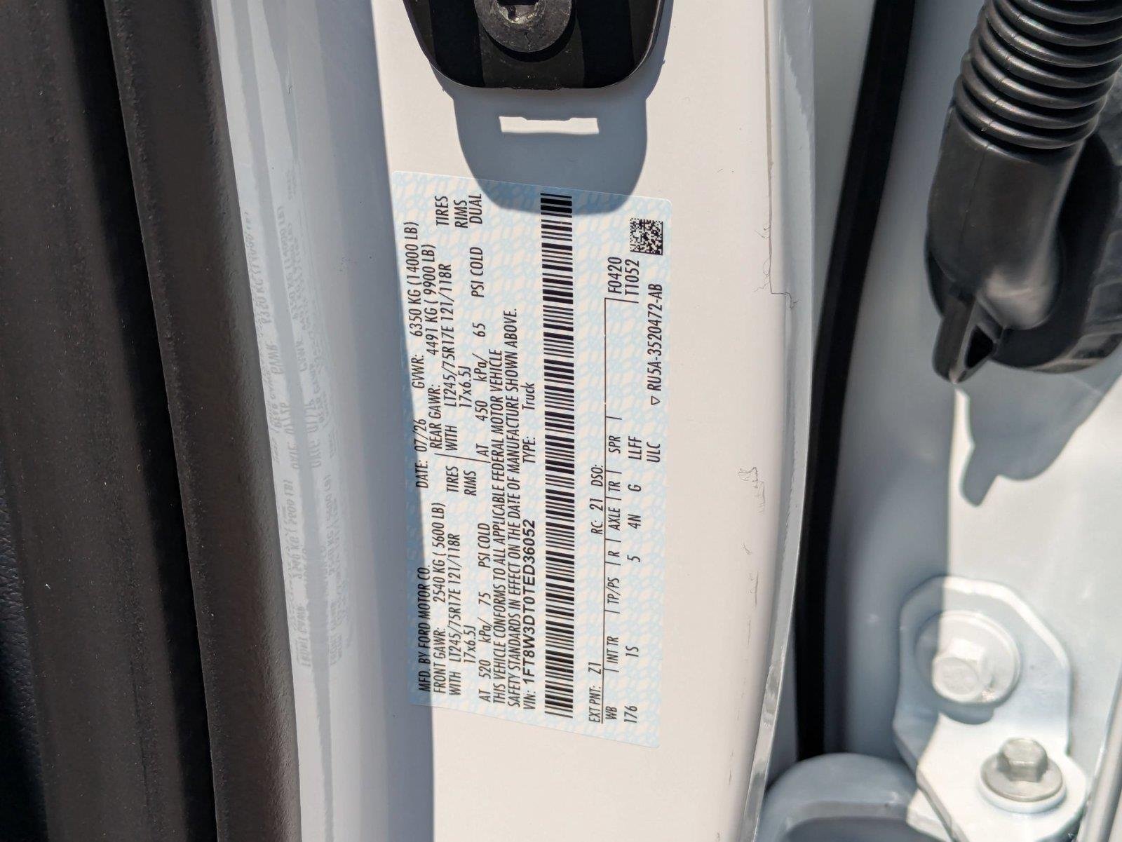 New 2026 Oxford White Ford F-350® XL image 35