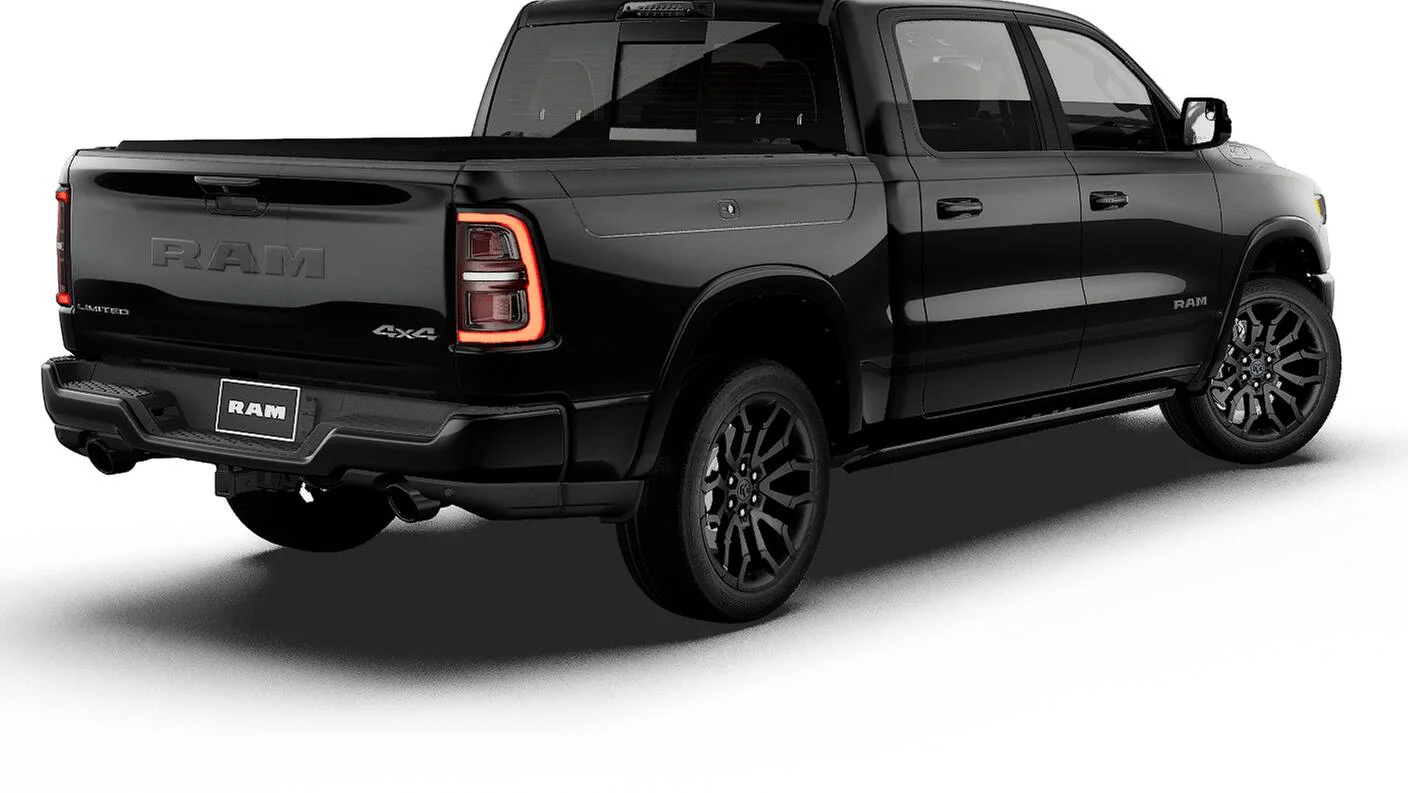 New 2027 Diamond Black Crystal Pearl-Coat Exterior Paint RAM Limited image 28