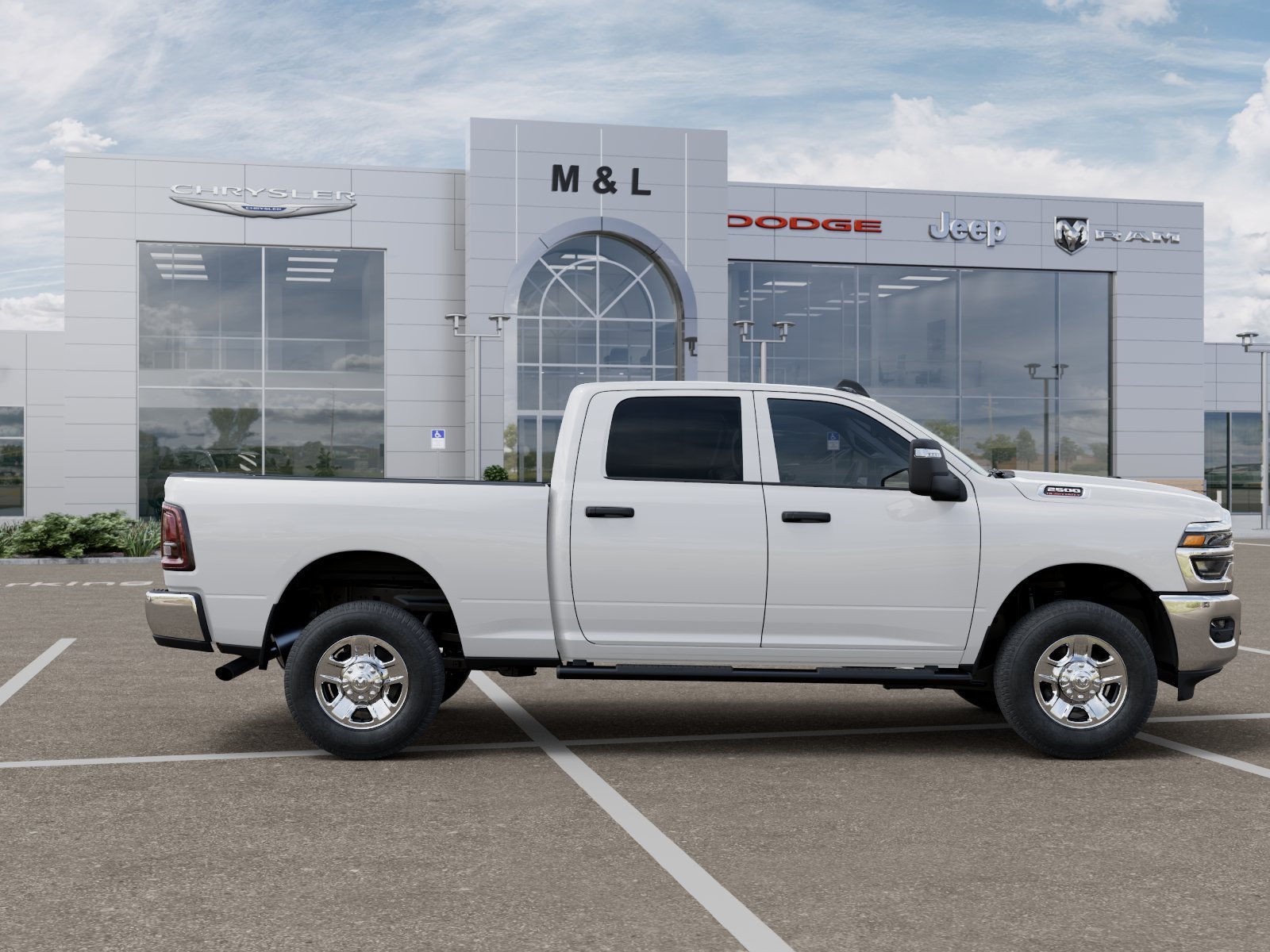 New 2026 Bright White Clear-Coat Exterior Paint RAM Tradesman image 47