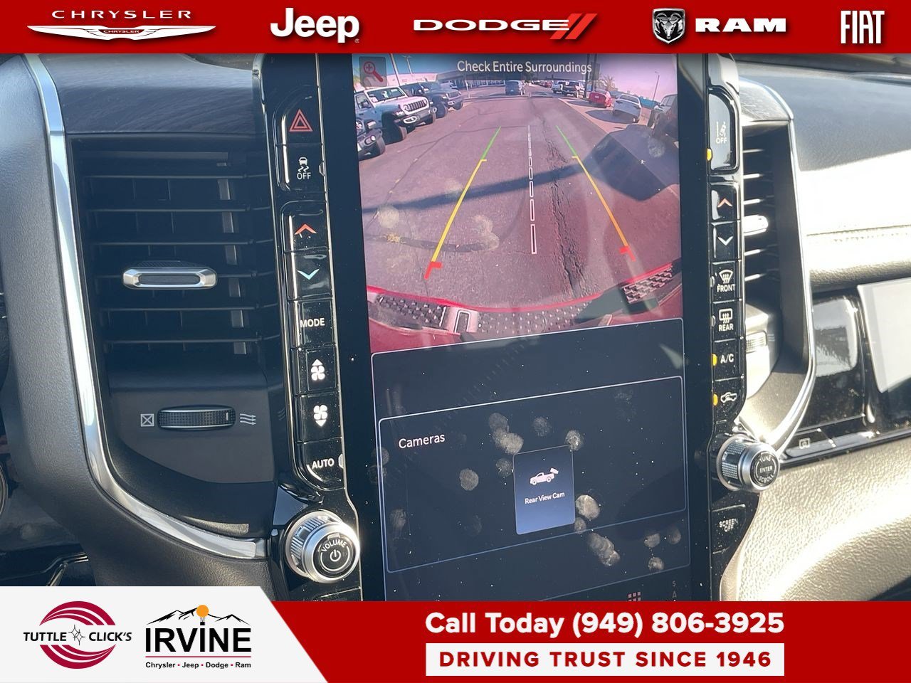 New 2026 Molten Red Pearl-Coat Exterior Paint RAM Laramie image 25