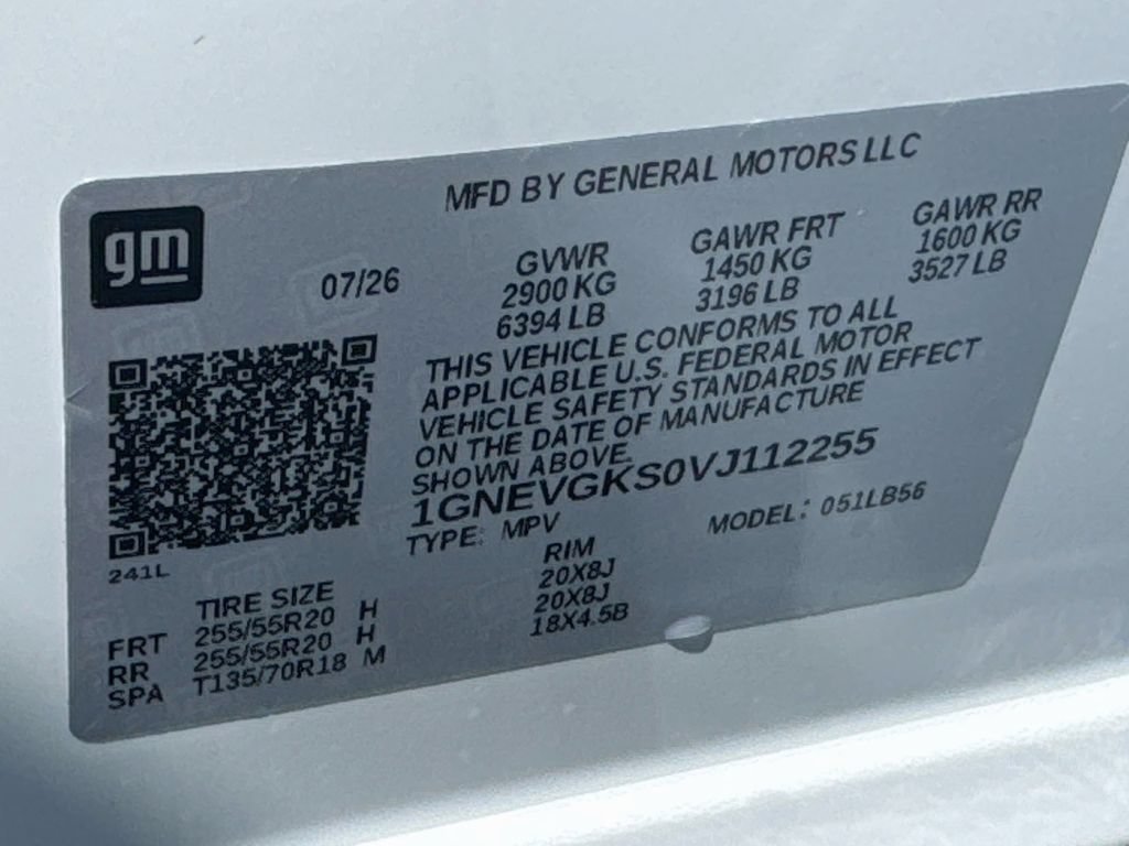 New 2027 Polar White Tricoat Chevrolet LT image 36
