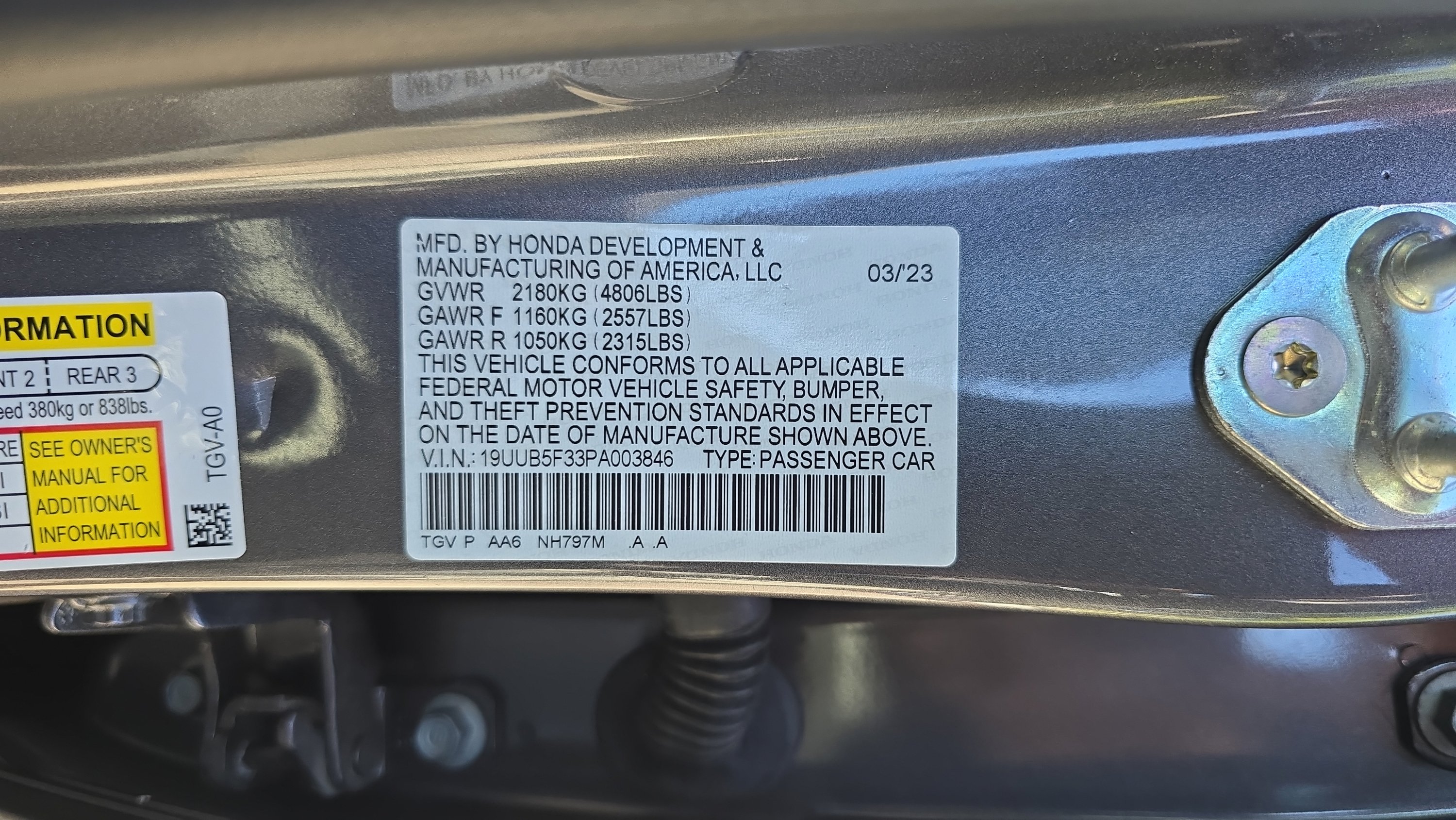Certified Used 2023 Modern Steel Metallic Acura  image 31