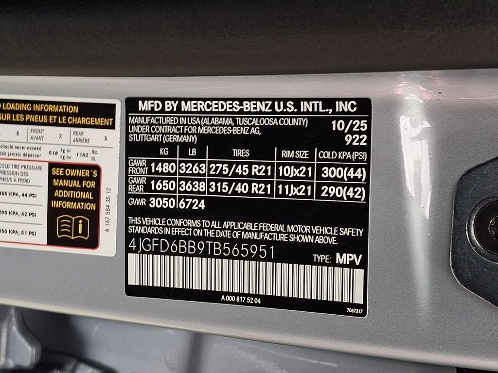 New 2026 Cirrus Silver Metallic Mercedes-Benz GLE 53 AMG® image 26