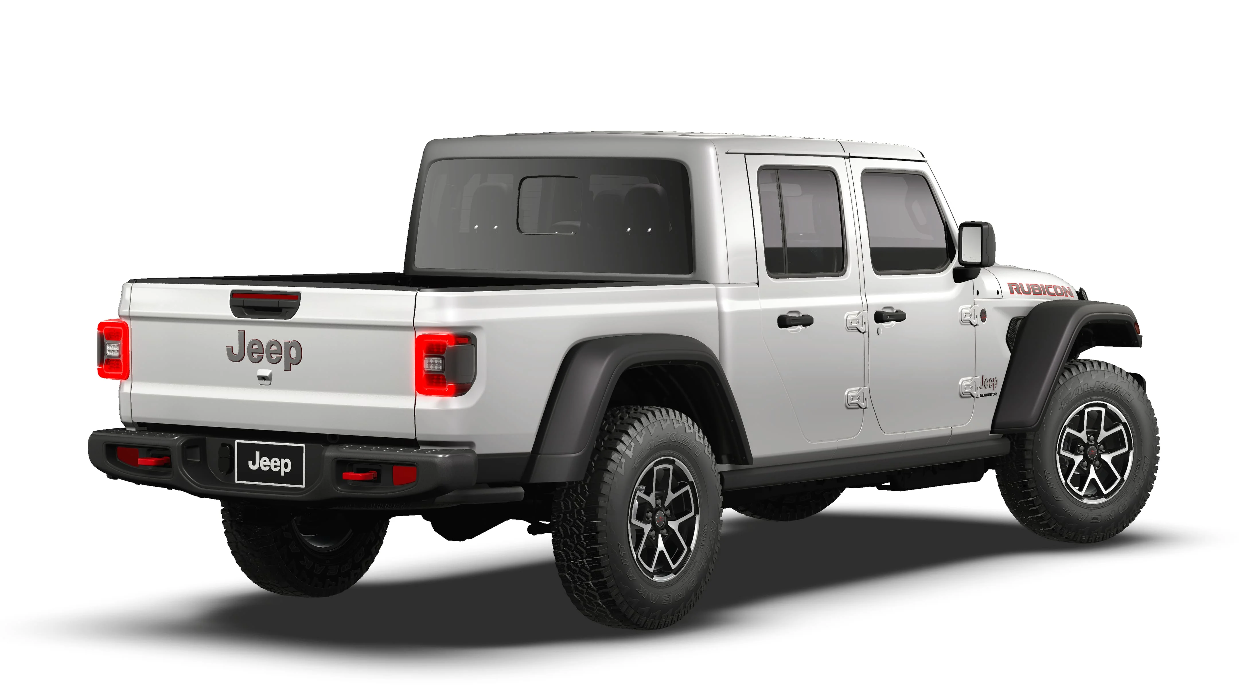 New 2026 Bright White Clear-Coat Exterior Paint Jeep Rubicon image 14